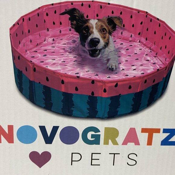 NOVOGRATZ ♥ PETS Foldable Dog / Pet Pool –Watermelon Design - Dog Not Included - Picture 6 of 6